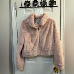 Teddy light pink fashion nova jacket